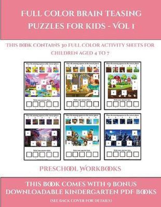 Preschool Printables- Preschool Printables (Full color brain teasing ...