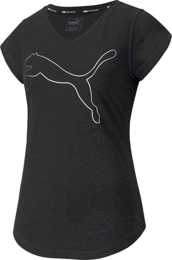 PUMA Heather Cat Fitness Shirt Dames - Maat S | bol.com
