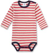 Sanetta baby romper jongen Breton Striped Red 74
