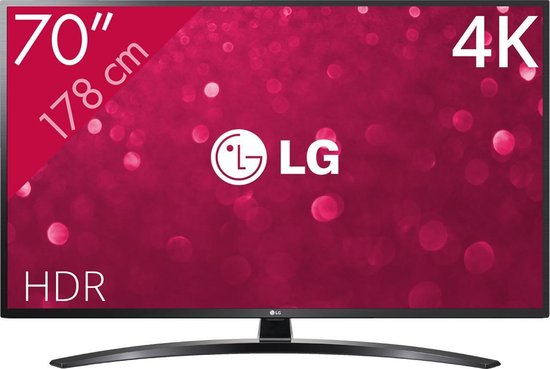 LG 70UM7450PLA tv 177,8 cm (70'') 4K Ultra HD Smart TV Wi-Fi Zwart | bol.com