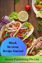Blank Mexican Recipe Journal