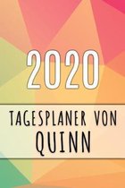 2020 Tagesplaner von Quinn: Personalisierter Kalender f�r 2020 mit deinem Vornamen