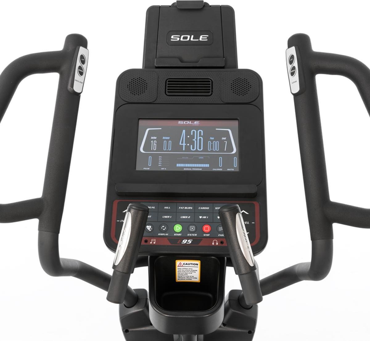 Afbeelding 3 van Crosstrainer Sole Fitness E95 - Front driven - met bluetooth