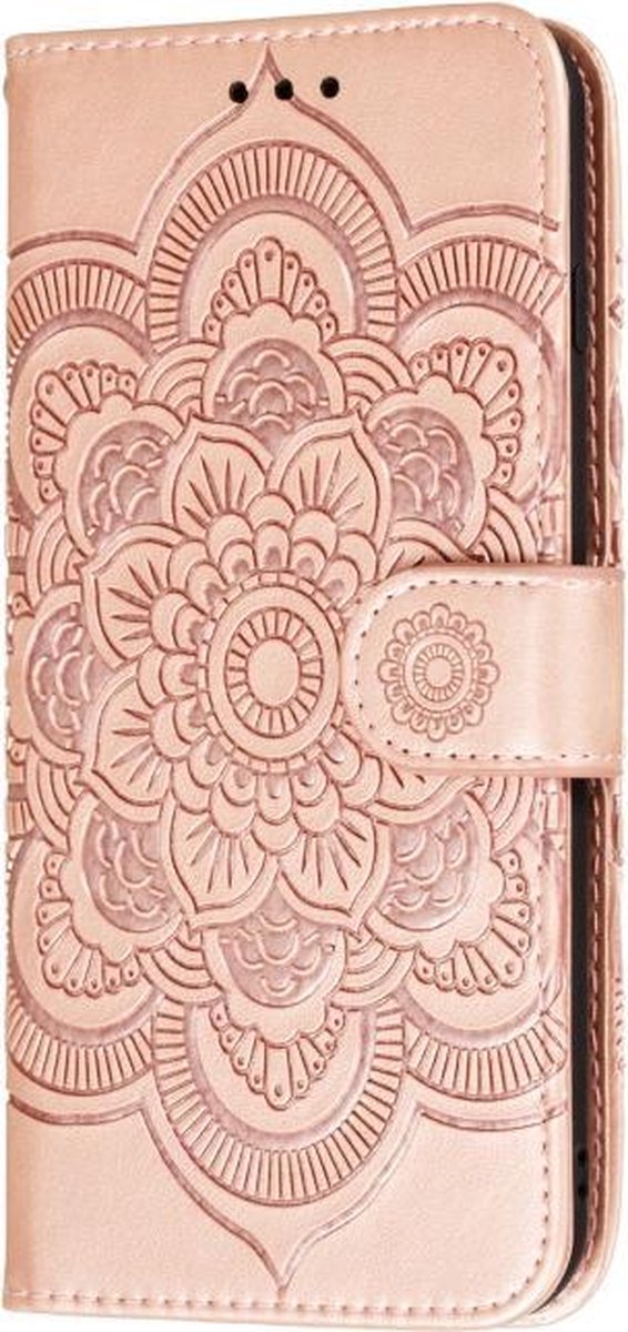 Bloem roze agenda book case hoesje Nokia 5.3