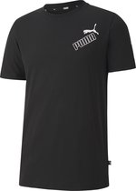 Puma T-shirt - Mannen - zwart,wit