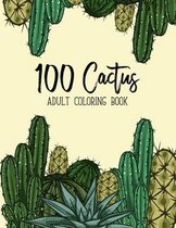 100 Cactus Adult Coloring Book