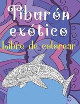 Tiburon exotico - Libro de colorear