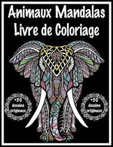 Animaux Mandalas Livre de Coloriage +50 dessins originaux