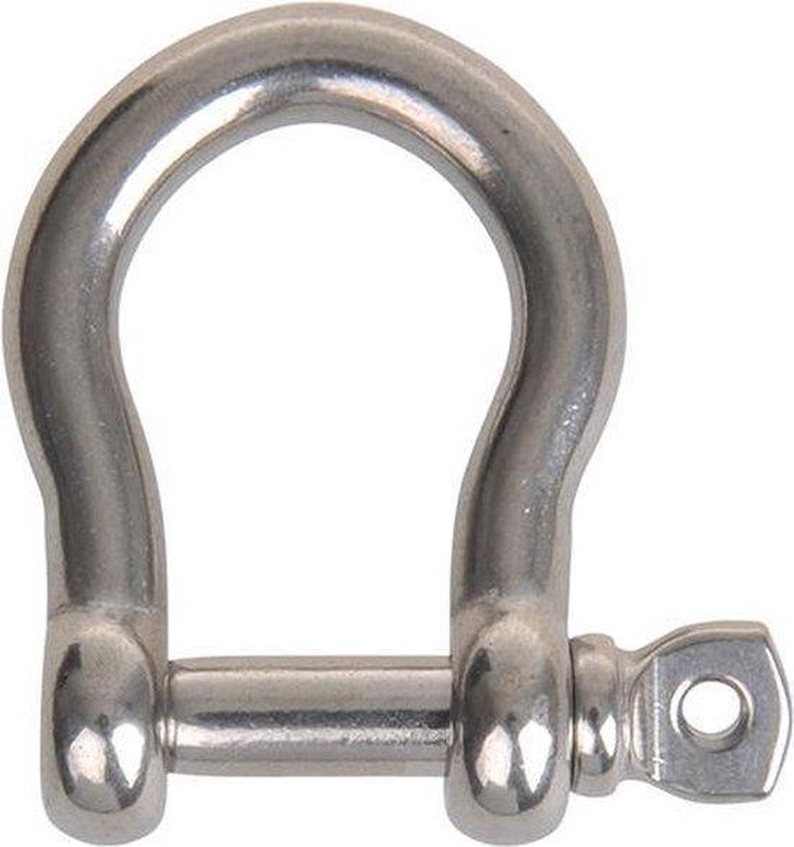 Klus-wijs. Harp-sluiting. 8 mm. RVS.Voor buitenshuis. Boot. Fiets. Caravan. Sport.