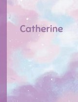 Catherine: Personalized Composition Notebook - College Ruled (Lined) Exercise Book for School Notes, Assignments, Homework, Essay