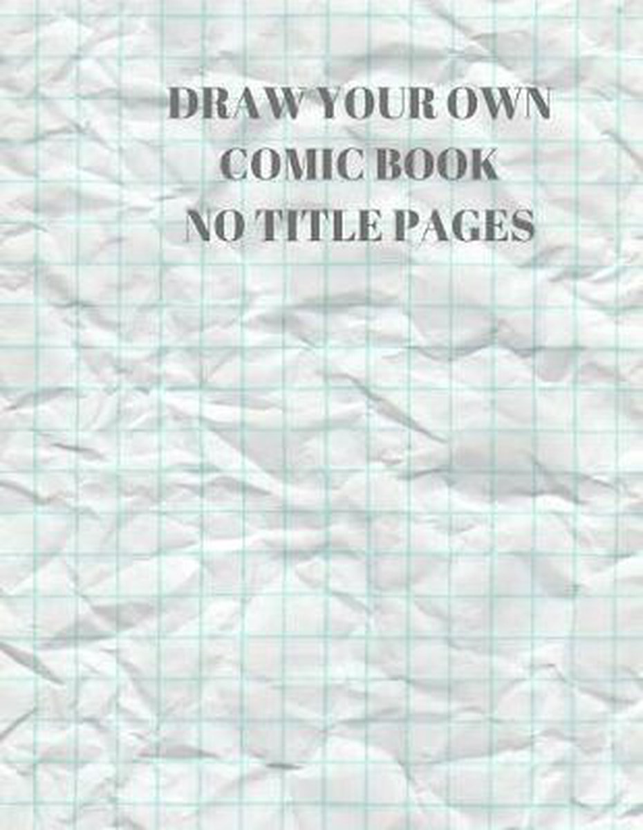 Draw Your Own Comic Book No Title Pages van Larry Sparks