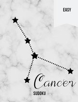 Cancer Sudoku: 100 Easy Puzzles In Large Print Zodiac Themed