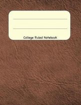 College Ruled Notebook: 8.5 x 11 Journal 100 Pages