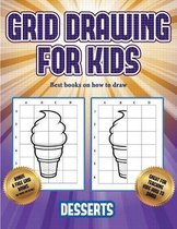 Best books on how to draw (Grid drawing for kids - Desserts)