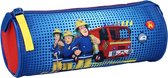 Etui / Pennenzak Brandweerman Sam Fire Rescue 9 x 20 x 9 cm - Blauw & Rood