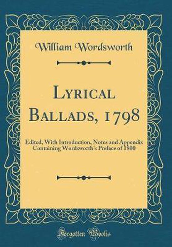 Lyrical Ballads, 1798
