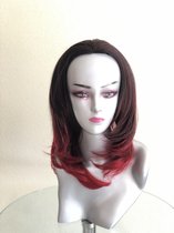 PB Wigs Wig Straight 3/4th Synthetisch Haar #DXT2399 12Inch
