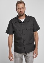 Heren Shirt US Shirt Ripstop shortsleeve zwart