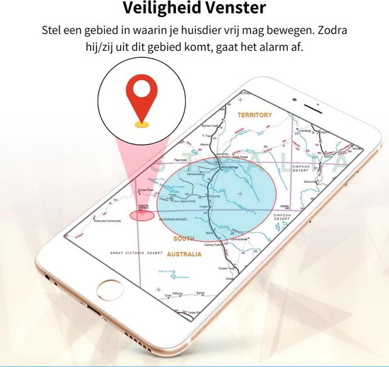 GPS Tracker Huisdier hond/kat zonder abonnement/ werkt op van