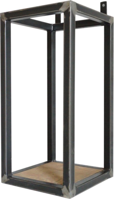 Square Wall Racks AnLi-Style Wandrek Fugees Square wall rack vertical 20x40 cm | bol.com