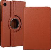 Case2go - Tablet hoes geschikt voor Huawei MatePad T8 - Draaibare Book Case - Bruin