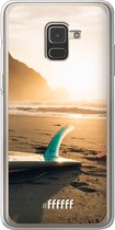 Samsung Galaxy A8 (2018) Hoesje Transparant TPU Case - Sunset Surf #ffffff