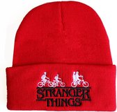 Muts Rood Stranger Things met fietsen en Logo (31222)