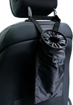 Poubelle de voiture - Sac poubelle appuie-tête - Rangement de voiture - Noir