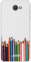 Samsung Galaxy J5 Prime (2017) Hoesje Transparant TPU Case - Pencils #ffffff