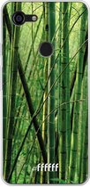 Google Pixel 3 XL Hoesje Transparant TPU Case - Bamboo #ffffff