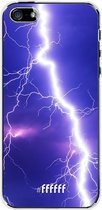 iPhone SE (2016) Hoesje Transparant TPU Case - Thunderbolt #ffffff