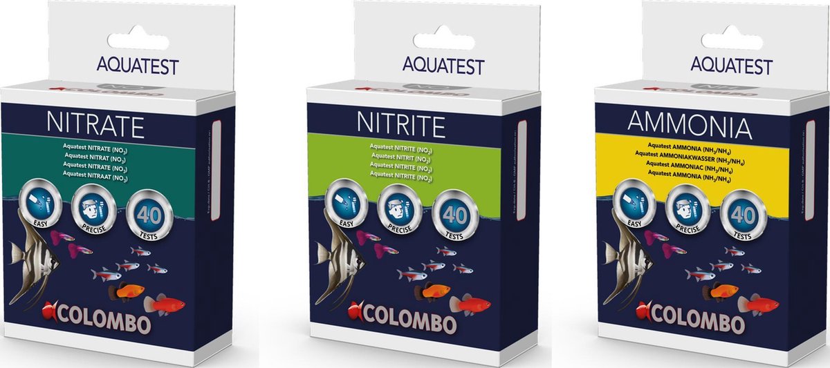 Colombo Aqua Nitriet, Nitraat en Ammonia Test (aquarium