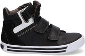 Braqeez 420855-589 Jongens Sneakers - Zwart - Leer - Klittenband