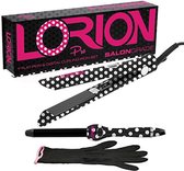 LORION BEAUTY DUET SET 1″ INCH PRO DIAMANT VLAK IJZER & 3/4 KRULTANG -POLKA DOTS