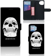 Bookcase Motorola Moto G 5G Plus GSM Hoesje Skull Eyes