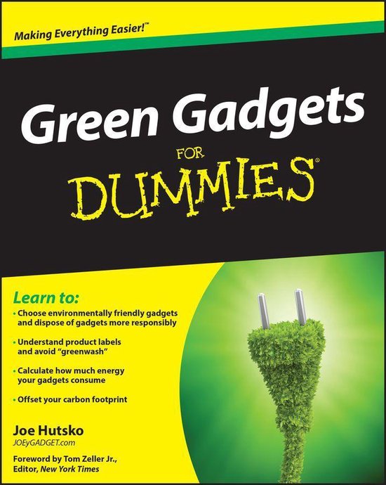 Green Gadgets For Dummies - cover