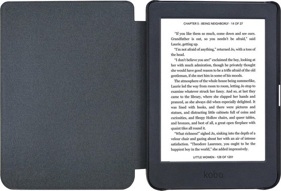 Goodline® - Kobo Nia (6") Hard Cover Hoes / Slimfit Sleepcover - Kurk
