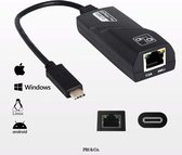 Usb c Adapter naar Ethernet Internet – voor Macbook, Windows, Linux – Ethernet Adapter - USB naar Internet – 1000 MBps - Hoge Snelheid