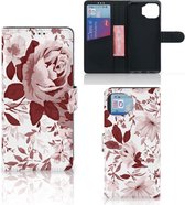 Bookcase Motorola Moto G 5G Plus GSM Hoesje Watercolor Flowers