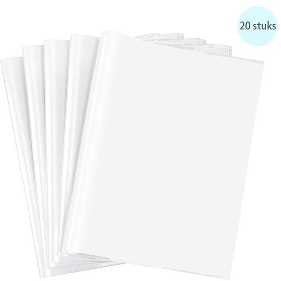 Couvertures De Livres A4 En Plastique Transparent - Paquet De 10 Protège-Cahiers Solides Et Ajustables (30cm X 21cm)