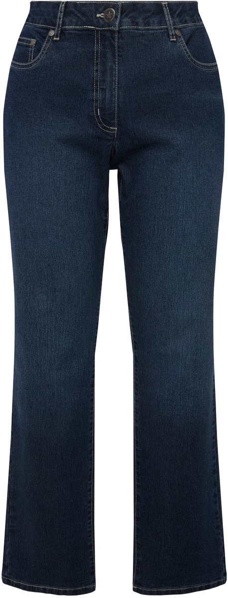 Angel of Style - Dames - Jeans Paula Straight Fit stretchcomfort 5-pocket - Donkerblauw - Maat 23