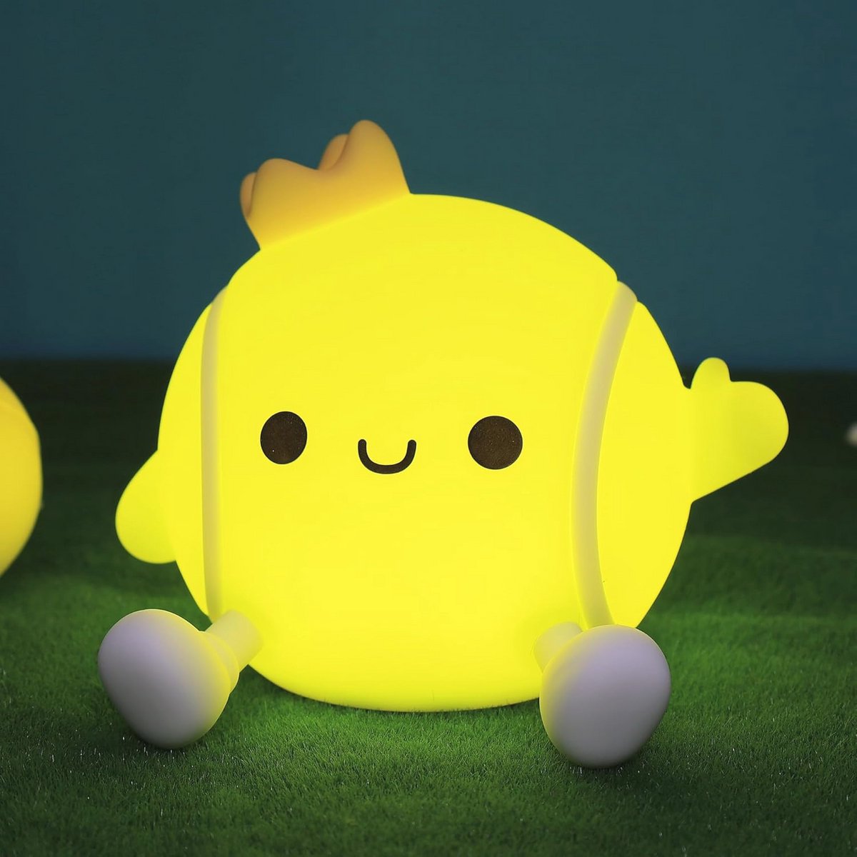 Zachte gloed siliconen tennisbal nachtlampje - sfeervolle sportdecor voor peuters en kinderslaapkamers - uniek verjaardagscadeau voor alle leeftijden