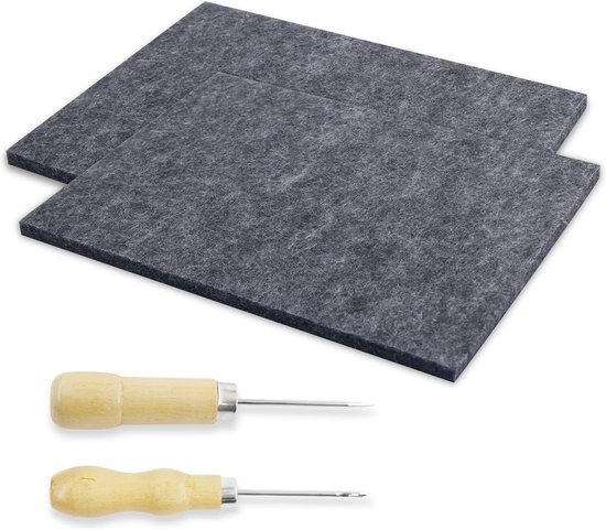 Lot De 15 Feuilles De Feutre – 20 X 30 Cm, Couleurs Blanc, Gris Et Noir (5 De Chaque), Idéal Pour Loisirs Créatifs Et Bricolage