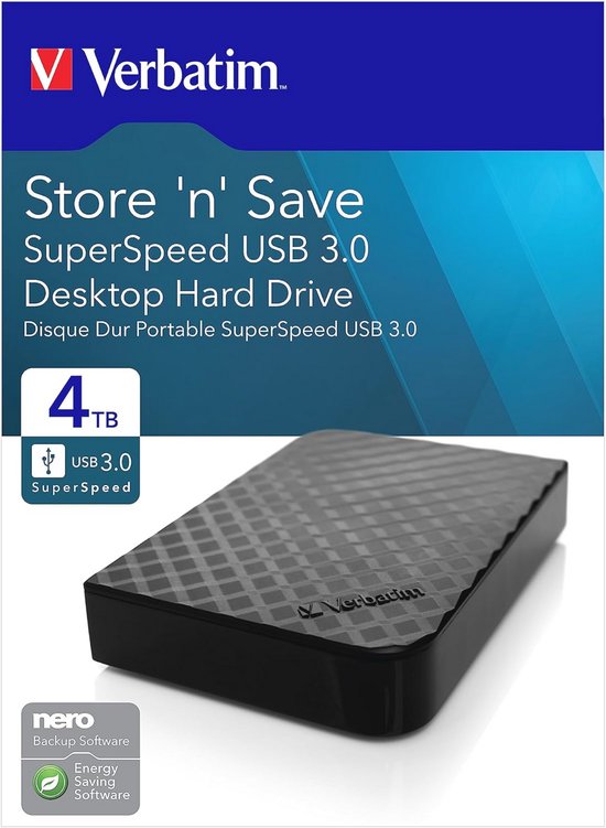 Externe Harde Schijf 2 TB - 3,5 inch, Desktop HDD, USB 3.0, Supersnelle Gegevensoverdracht van Merkloos — afbeelding 4