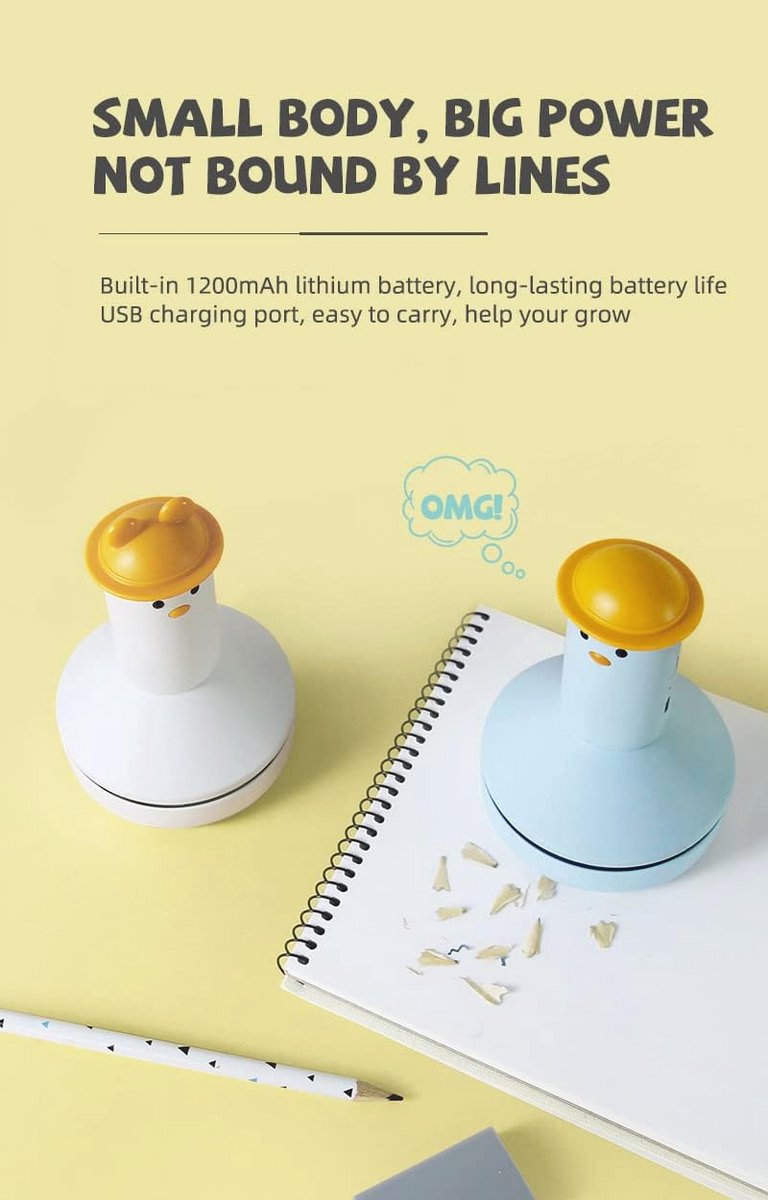 Mini Desktop Stofzuiger - Draagbare USB Stofzuiger voor - afbeelding 3