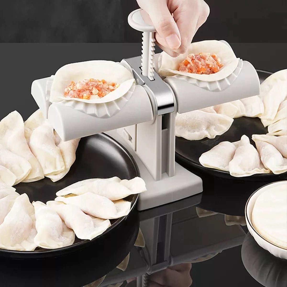 Dumpling Maker Set – 2 Stuks – Zelfgemaakte Dumplings Maken – Ravioli en Pastei