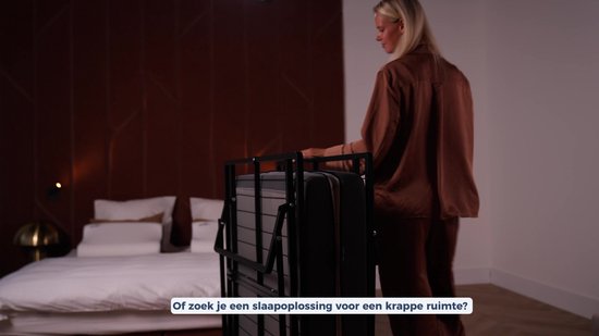 Best Life Lit Pliant 90x200 - Lit d’Appoint avec Matelas - Lit Pliable - Lit Rabattable 1 Personne