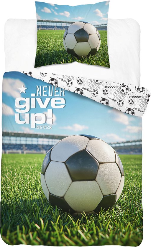 Good Morning Voetbal (Beddengoed set, 135 x 200 cm