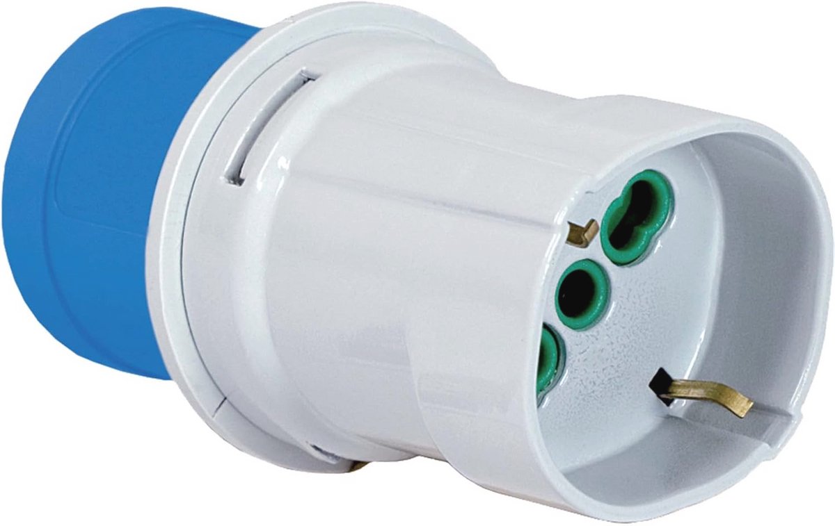 Industriële CEE-stekker met Schuko-stopcontact 16 A