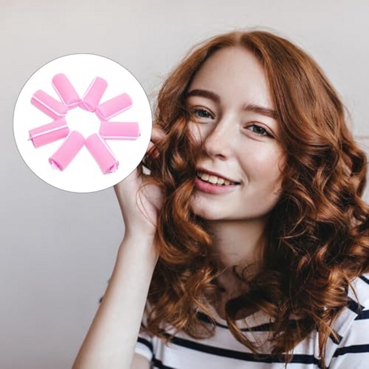 Spons Krultang Set - 56 Stuks Flexibele Haarstyling Rollen voor Dames en Kinderen